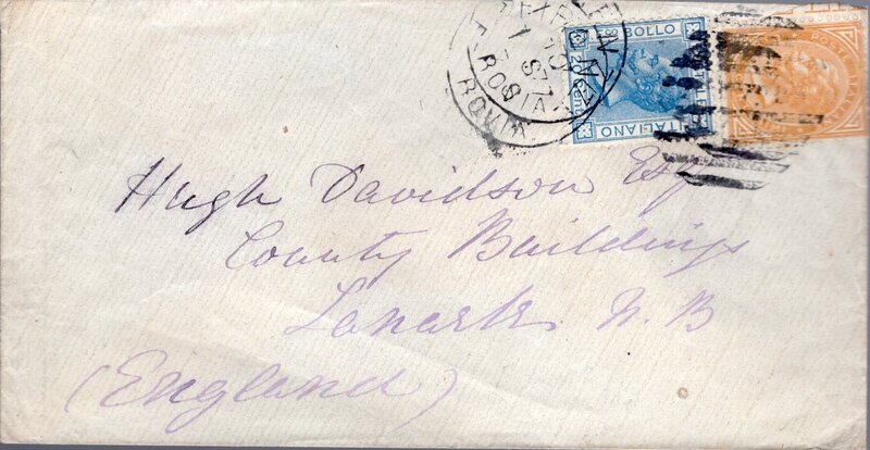  Doppelter Duplex-Abschlag im Januar 1877 in Florenz